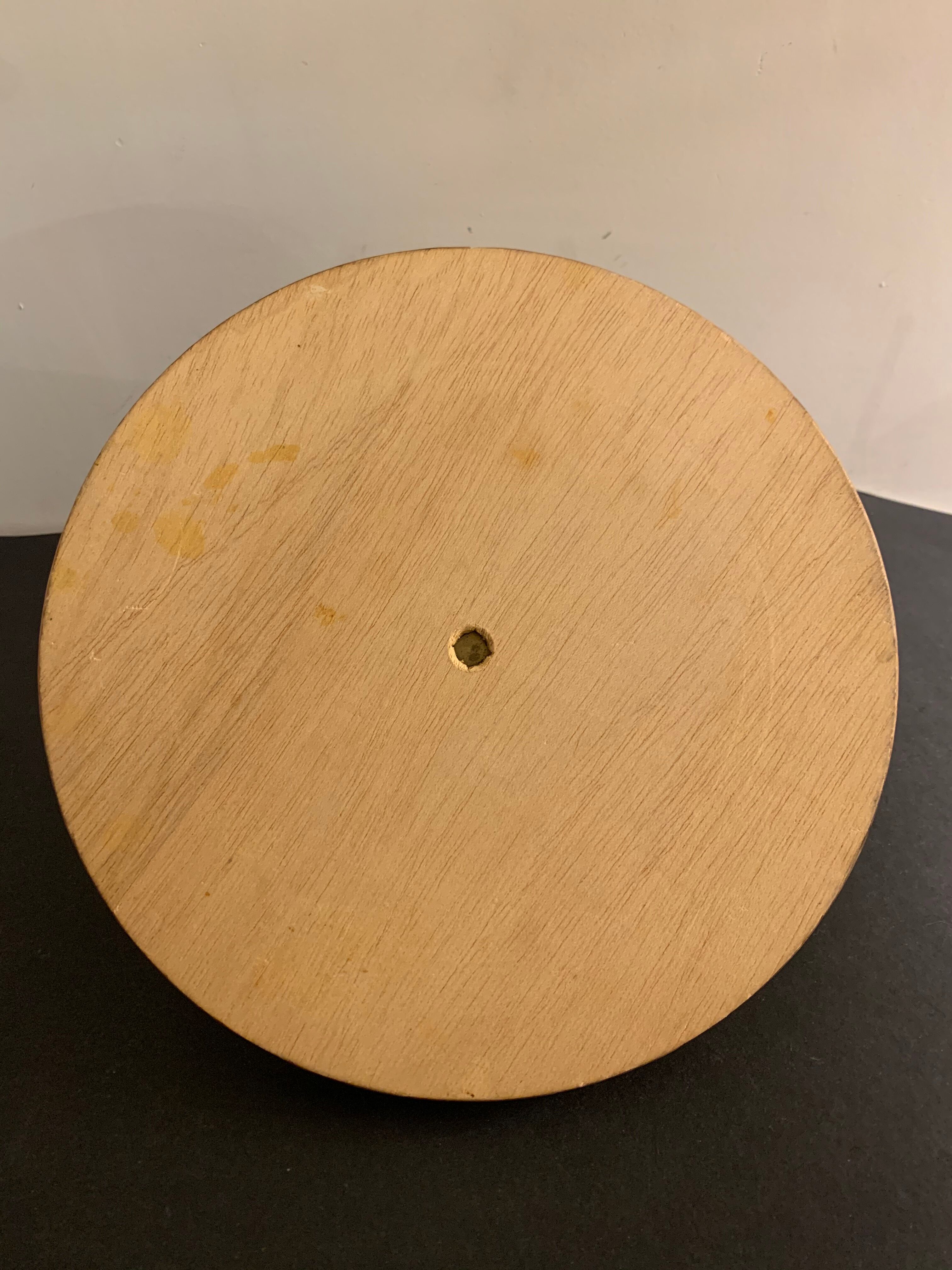 Plateau à fromage en bois et verre 1960