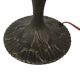 Art Deco Tiffany Style Table Lamp with Organic Base from the 1970s