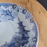 Set of two saucers Terre de fer Saigon