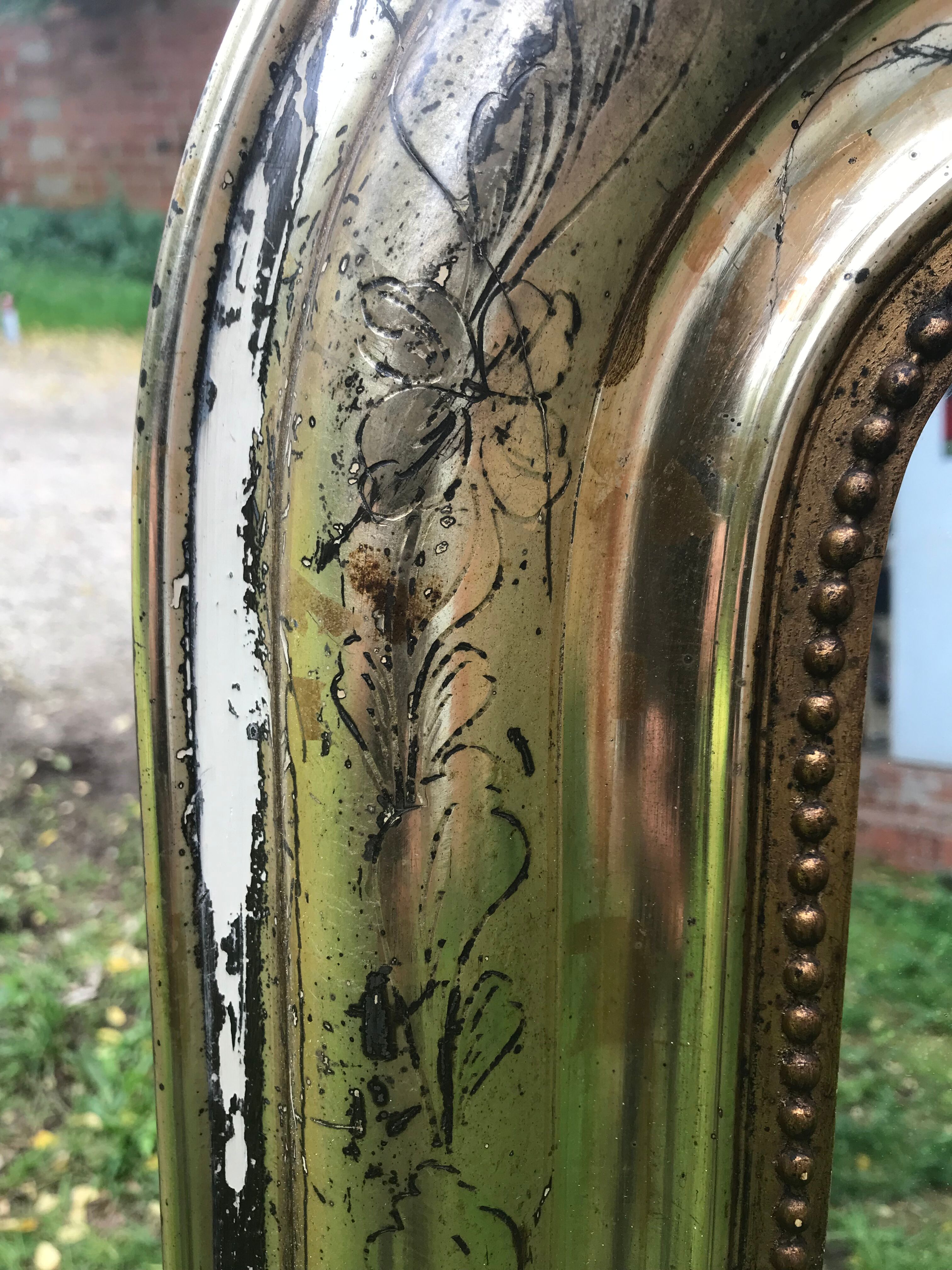 Mirror era Louis Philippe gold leaf   78x105cm