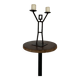 Vintage wrought iron anthropomorphic candle holder