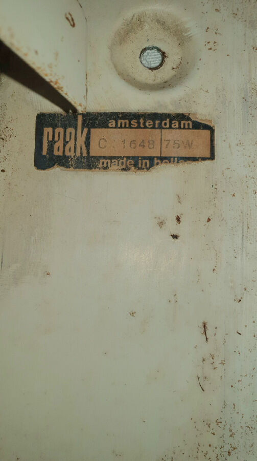 Large Wall Lamp CHARTRES C-1648 by Willem Van Oyen For RAAK 1960