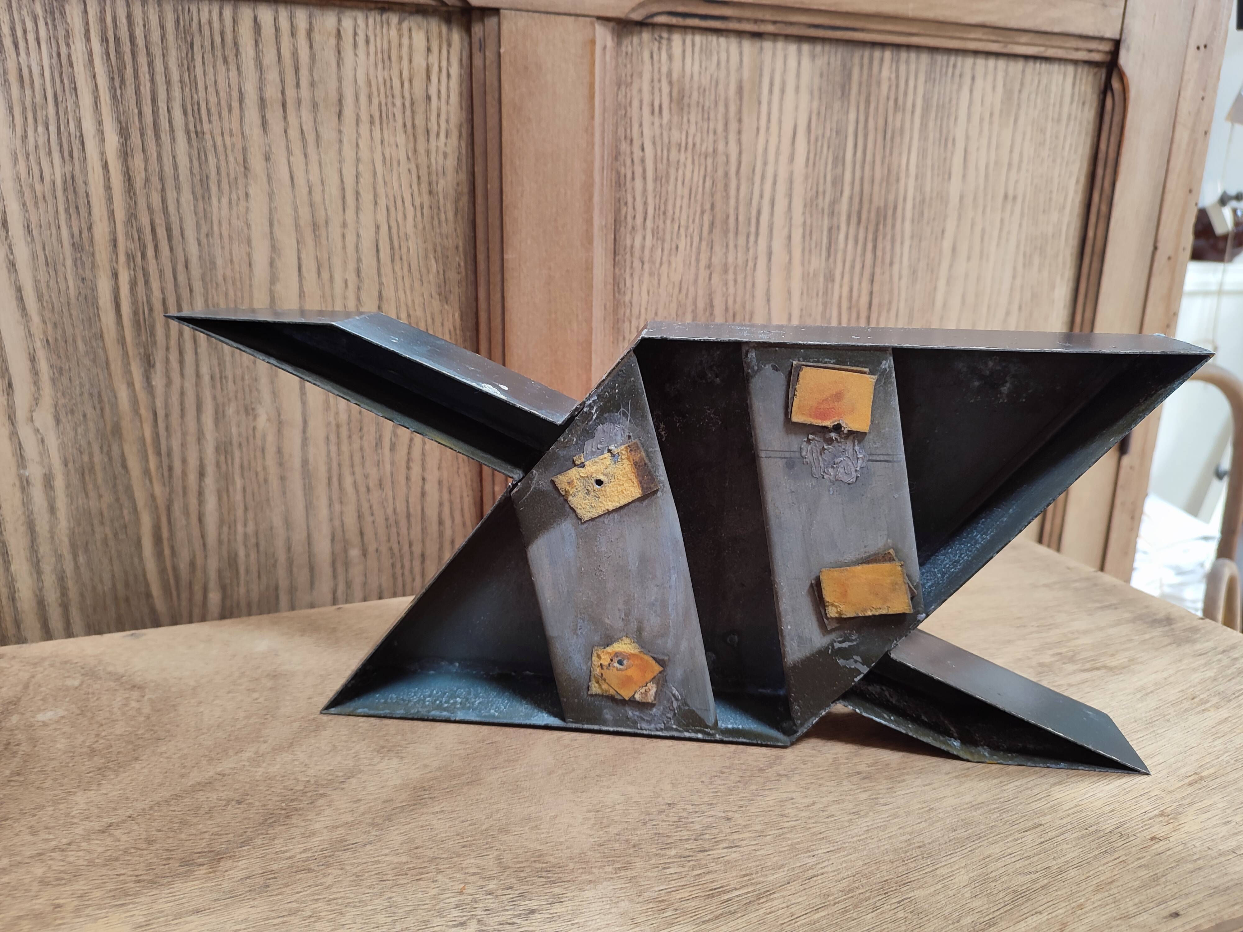 Vintage sign letter X year 50