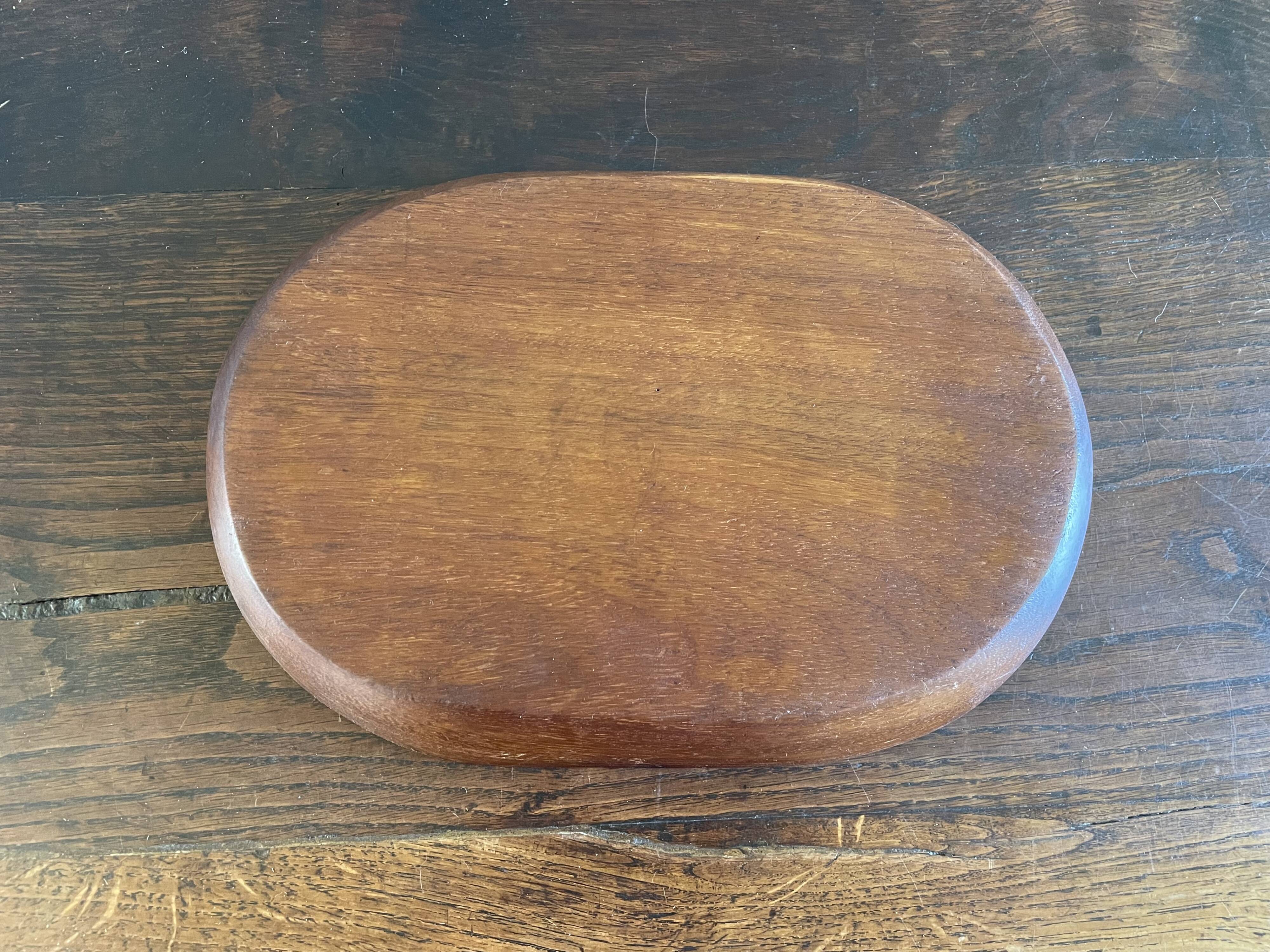 Wooden appetizer dish with compartments