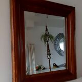 Old beveled mirror 51x56cm