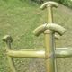Coat rack parrot bamboo and rotion Roche Bobois Maugrion vintage 1970-80
