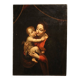 Peinture religieuse antique de la Madone et l'Enfant du XVIIIe siècle