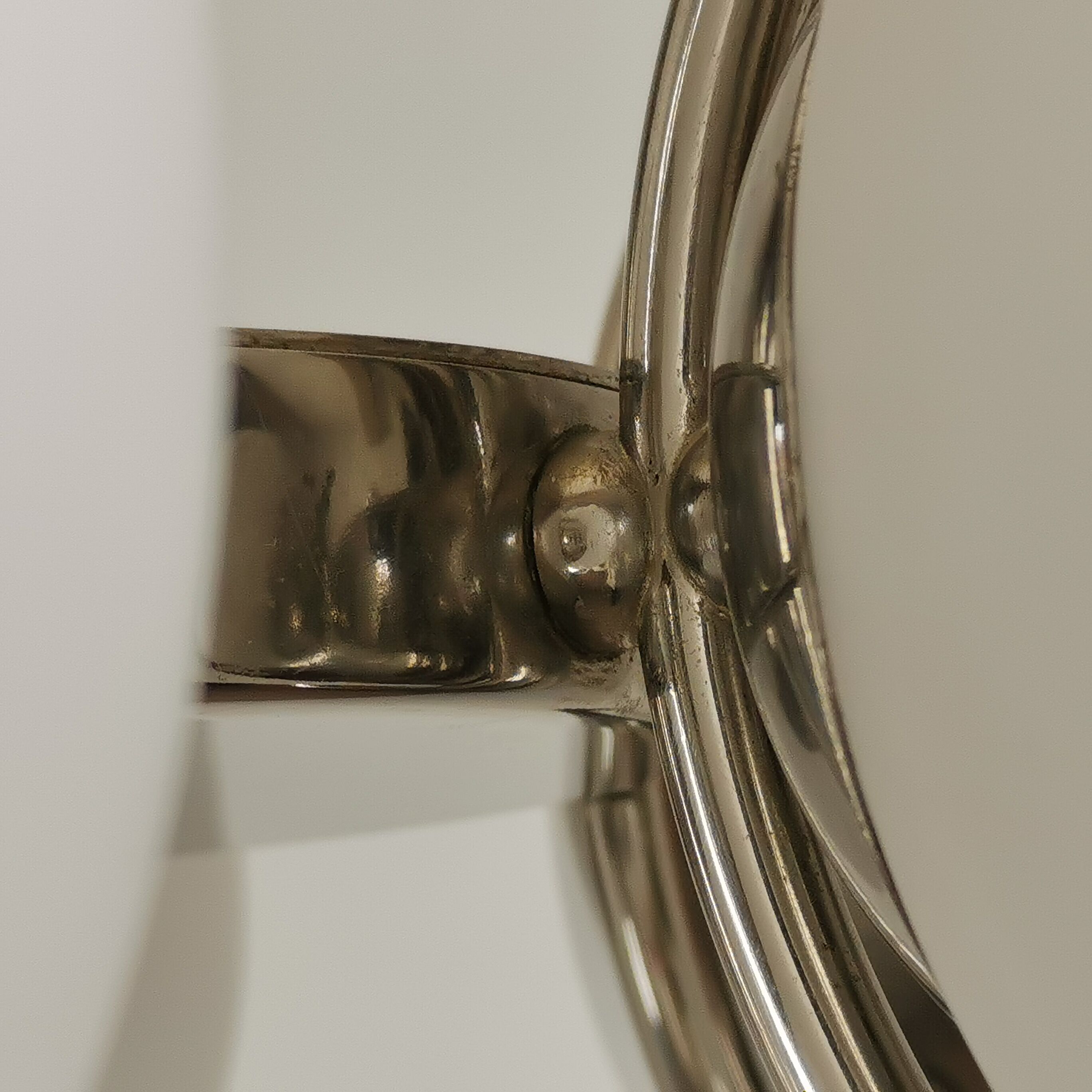 Chandelier chrome and opaline 70