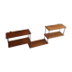 oak and copper shelf from the 50s