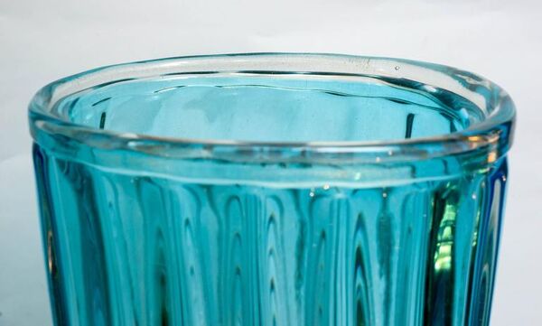 Paire de vases en verre de Murano signé ''Toso