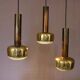 1950s VL56 lamp in brass / Vilhelm Lauritzen / Louis Poulsen, Denmark