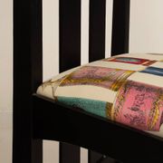High Ingram chair by Charles R. Mackintosh for Alivar with Fornasetti fabric