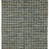 Hand-Knotted Turkish Contemporary 210 cm x 300 cm Grey Wool Carpet