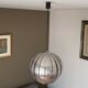 Suspension Henri Mathieu in curved aluminium
