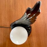 Ceramic wing lamp and globe