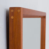 Kai Kristiansen for Aksel Kjersgaard mid century Danish teak mirror, Odder, 1960s