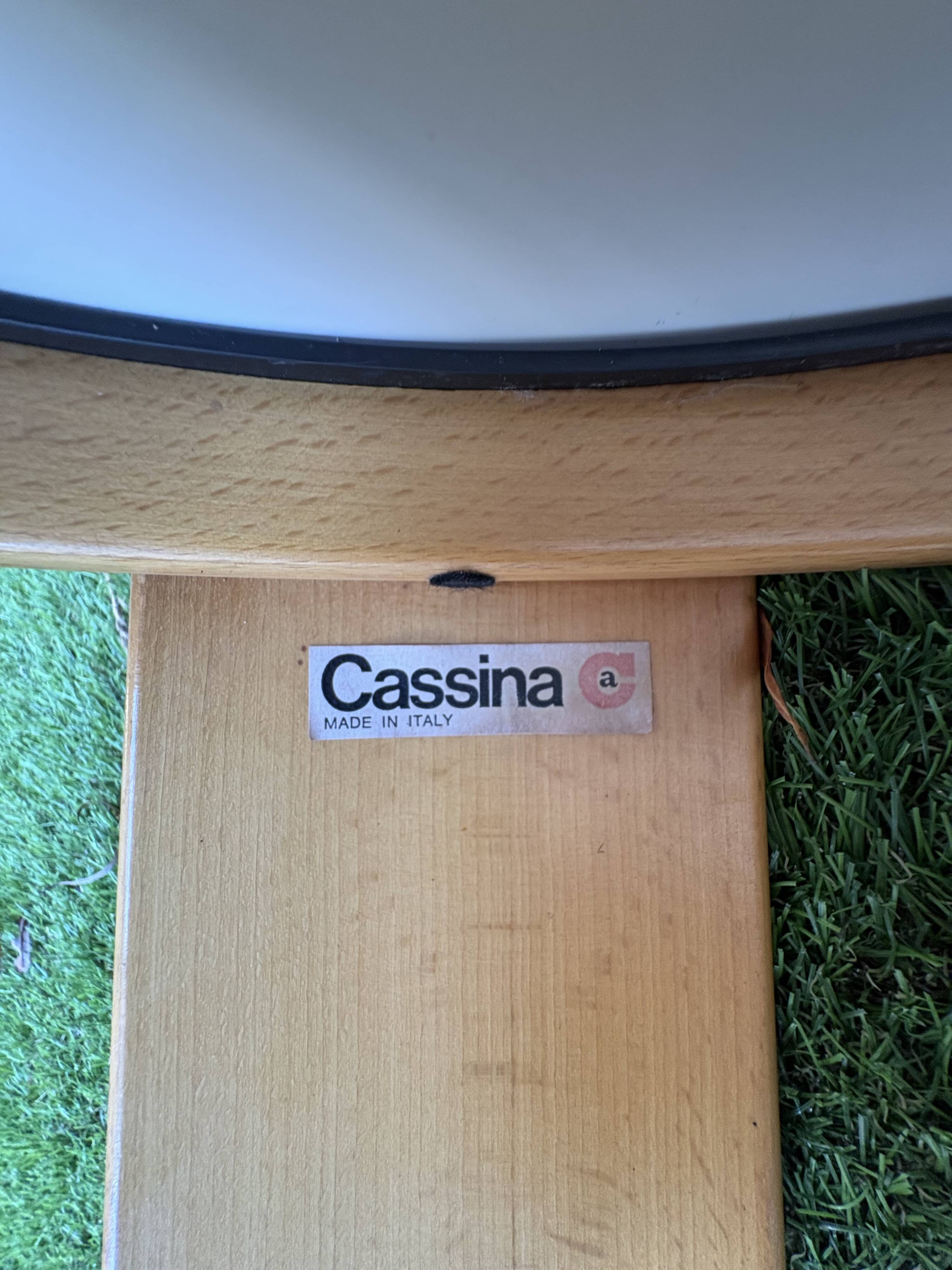 Table gigogne Cassina deux pièces