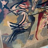 Tapis mural en soie