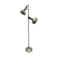 Vintage 70s aluminum floor lamp