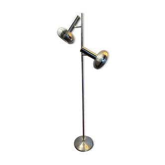 Vintage 70s aluminum floor lamp
