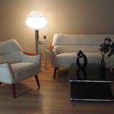Beige living room set, Danish design, 1970s, production: Denmark