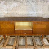 Vintage sideboard in varnished wood