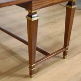 Important Shuttered Table in Sapelli Mahogany, Directoire style – 1970