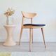Chaise scandinave bois brut