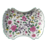 Plat chantourné vintage en faïence