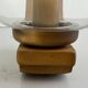 Simple glass and brass wall light from the mid-century, 1960, Germany.