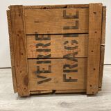 Vintage wooden suitcase