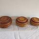Set of three nesting bamboo boxes – China – 1980s