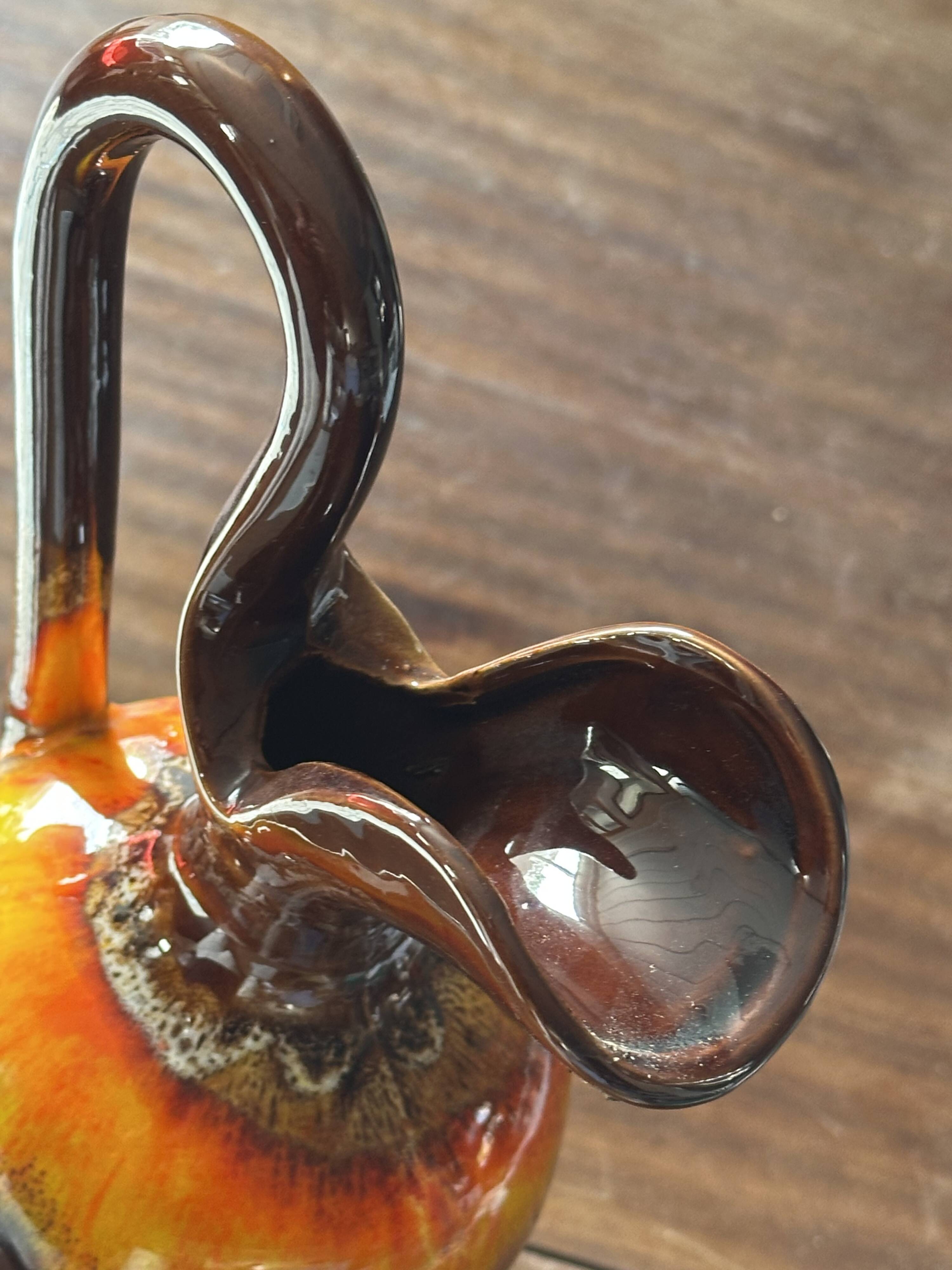 Vallauris ceramic soliflore vase H 37 cm