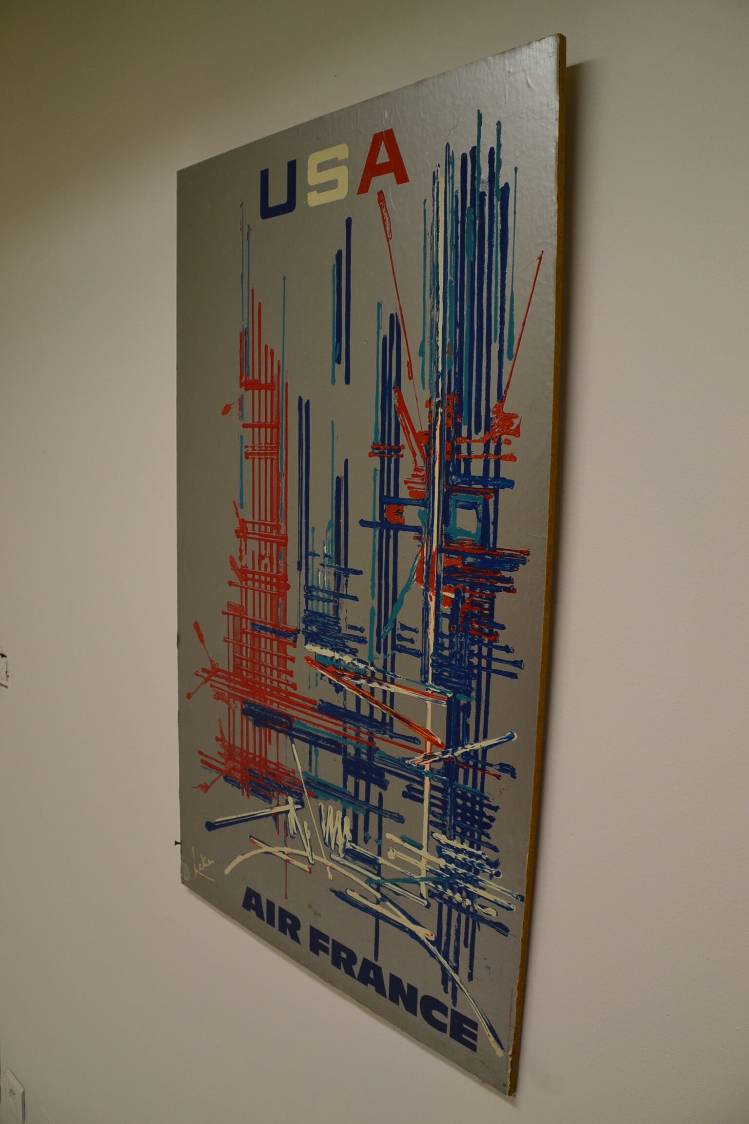 AIR FRANCE by Georges Mathieu USA original poster