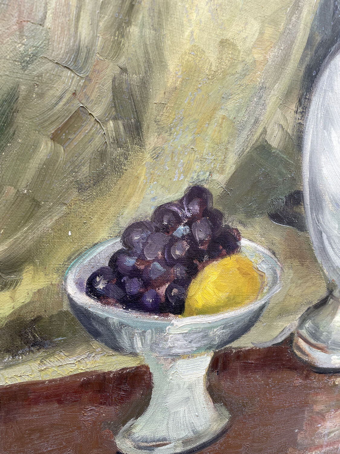 Large flowery painting