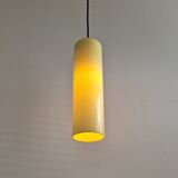 Large yellow Murano glass pendant lamp by Massimo Vignelli for Venini, Italy 1960's