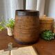 Atypical wooden planter