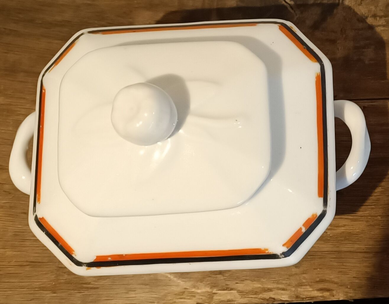 Porcelain sugar bowl