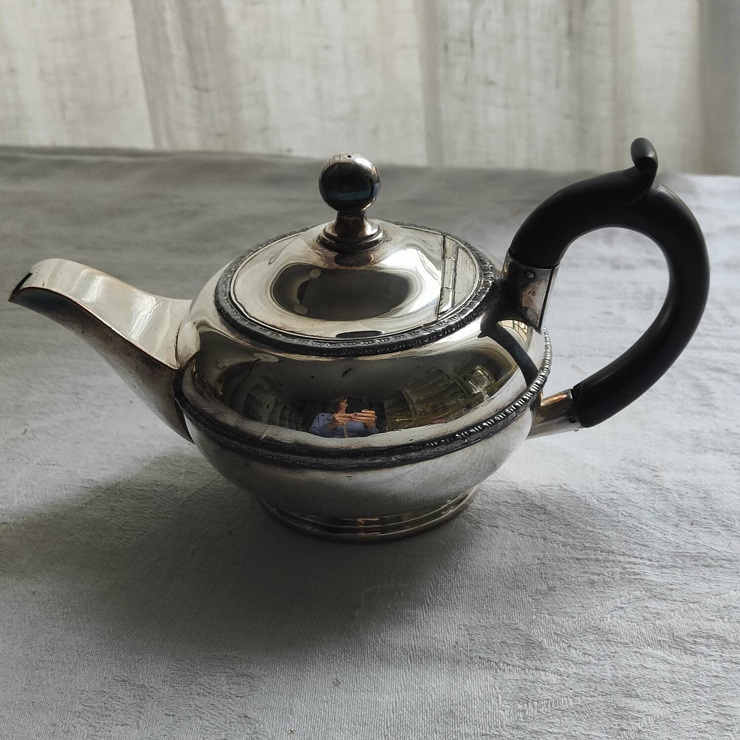 Hj Linton 3 piece silver metal set