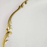 Golden porcelain plate, Tirschenreuth, Bavaria