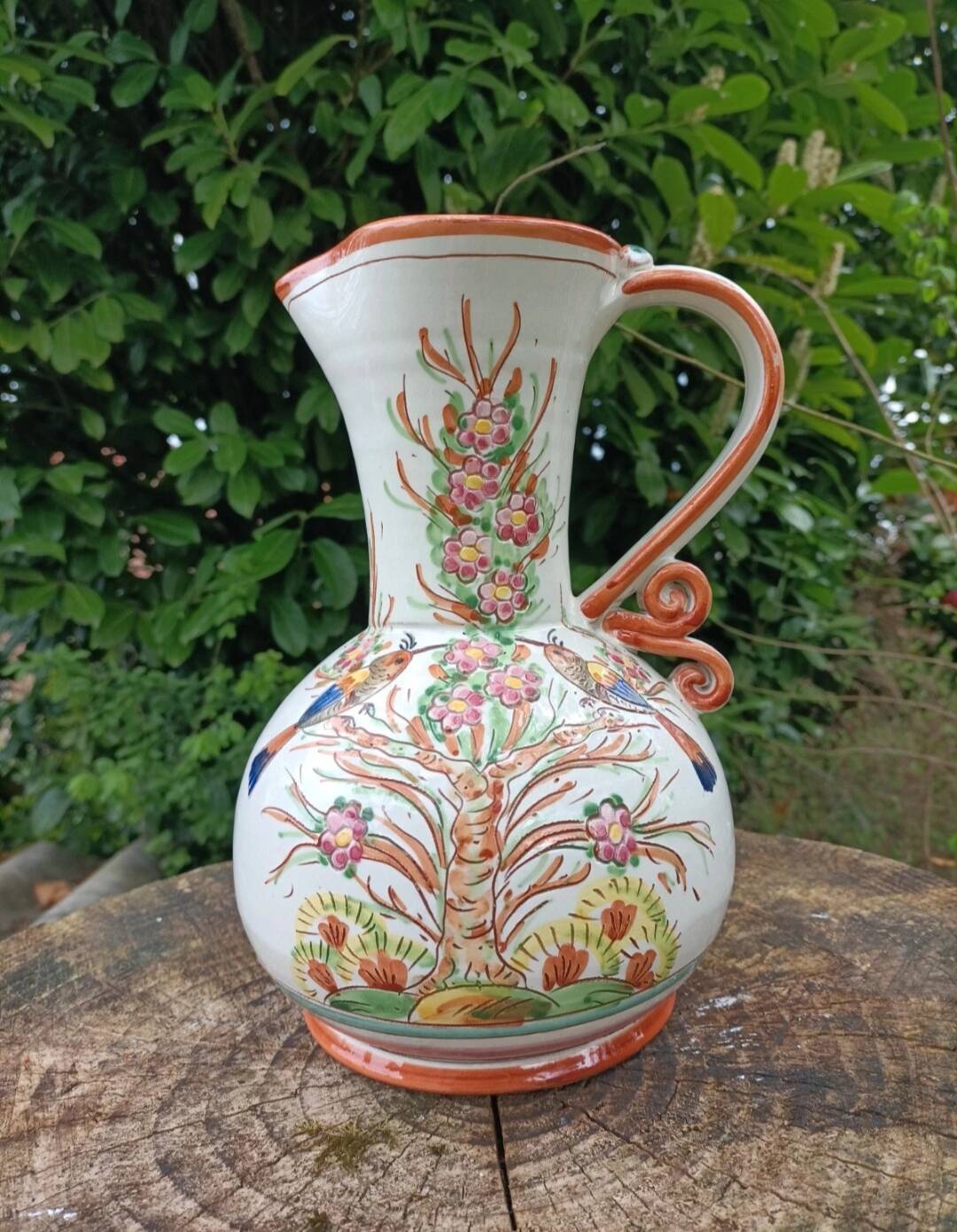 Retro Ceramic Vase Birds