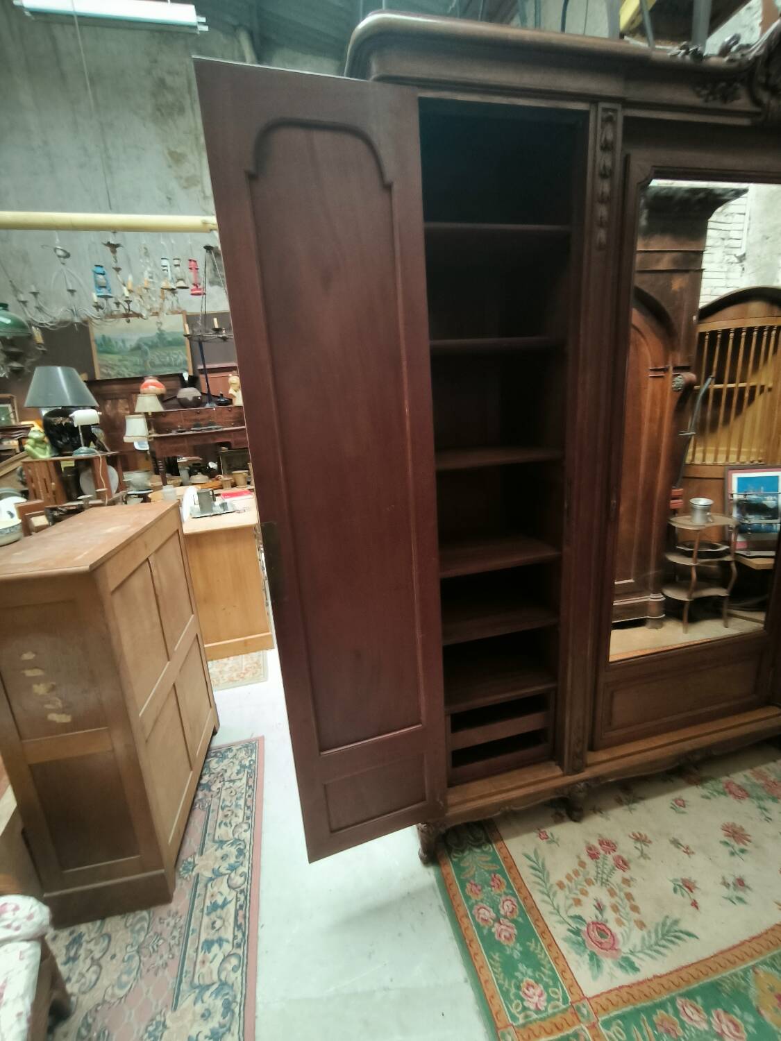 Armoire 3 portes style Régence 1910-1920