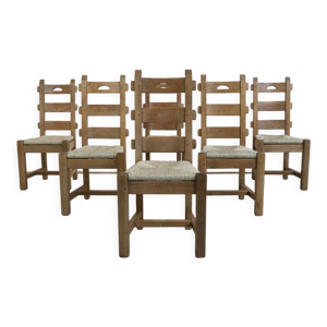 6 chaises de salle à manger avec
