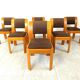 Vintage brutalist dining chairs, set of 6 - 1970s