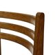 Chaise de salle à manger à trois pieds vintage rare des années 1960, chaise en chêne en forme de cœur