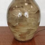 Enamelled stoneware lamp base