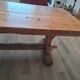 Table en chêne massif 205 cm – fabrication artisanale, pièce unique