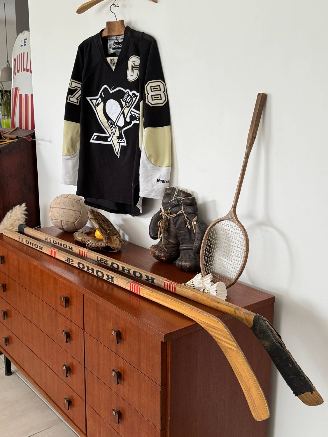 Vintage hockey stick