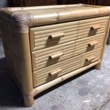 Bamboo chest of drawers