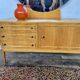 Vintage light wood dressing table and toilet sideboard